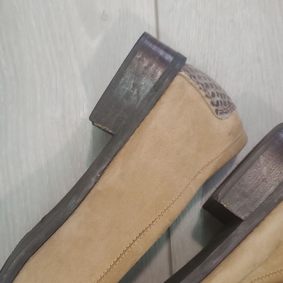 Stuart Weitzman Womens Suede Croc Style Loafer Flats shoes sz 10M - Picture 14 of 14